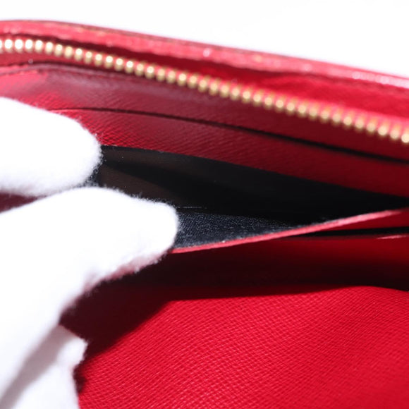 LOUIS VUITTON Monogram Cherry Porte Monnaie Zip Long Wallet M95006 Auth 210091V