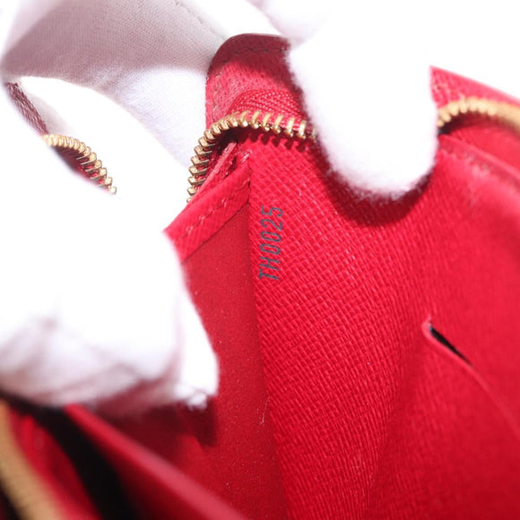 LOUIS VUITTON Monogram Cherry Porte Monnaie Zip Long Wallet M95006 Auth 210091V