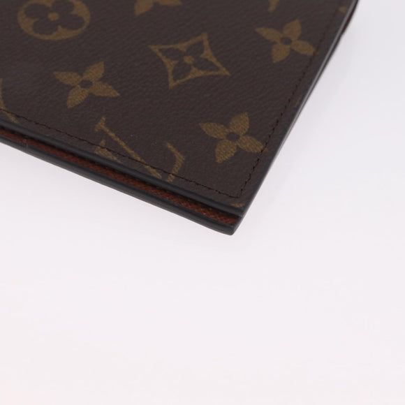LOUIS VUITTON Monogram Couvel Tulle Passopole Passport Case M60180 Auth 210092V