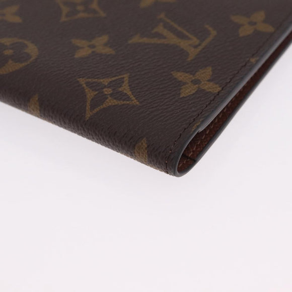 LOUIS VUITTON Monogram Couvel Tulle Passopole Passport Case M60180 Auth 210092V