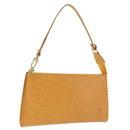 LOUIS VUITTON Epi Pochette Accessoires Pouch Yellow M52949 LV Auth 210093-1
