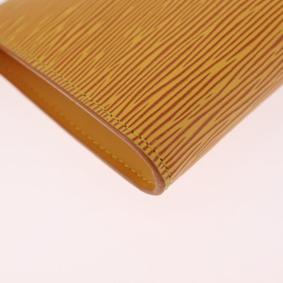 LOUIS VUITTON Epi Pochette Accessoires Pouch Yellow M52949 LV Auth 210093