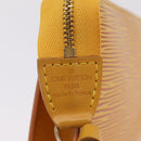 LOUIS VUITTON Epi Pochette Accessoires Pouch Yellow M52949 LV Auth 210093-14