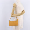 LOUIS VUITTON Epi Pochette Accessoires Pouch Yellow M52949 LV Auth 210093-20