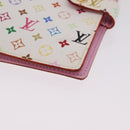 LOUIS VUITTON Monogram Multicolor Agenda PM Day White R21074 LV Auth 210095M-10