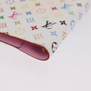 LOUIS VUITTON Monogram Multicolor Agenda PM Day White R21074 LV Auth 210095M-12