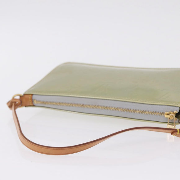 LOUIS VUITTON Monogram Vernis Lexington Pouch Gris M91056 LV Auth 210100A