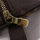 LOUIS VUITTON Monogram Trousse Demi Ronde Cosmetic Pouch M47520 LV Auth 210101-13