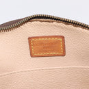LOUIS VUITTON Monogram Trousse Demi Ronde Cosmetic Pouch M47520 LV Auth 210101-14