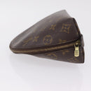 LOUIS VUITTON Monogram Trousse Demi Ronde Cosmetic Pouch M47520 LV Auth 210101-6