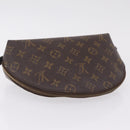 LOUIS VUITTON Monogram Trousse Demi Ronde Cosmetic Pouch M47520 LV Auth 210101-7
