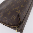 LOUIS VUITTON Monogram Trousse Demi Ronde Cosmetic Pouch M47520 LV Auth 210101-9