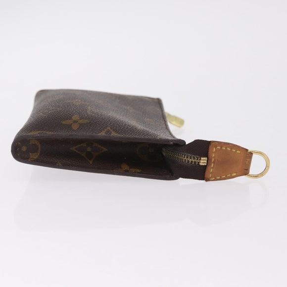 LOUIS VUITTON Monogram Bucket PM Pouch LV Auth 210103