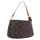 LOUIS VUITTON Monogram Mini Pochette Accessoires Pouch N41667 LV Auth 210104-1