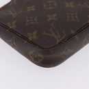 LOUIS VUITTON Monogram Mini Pochette Accessoires Pouch N41667 LV Auth 210104-11