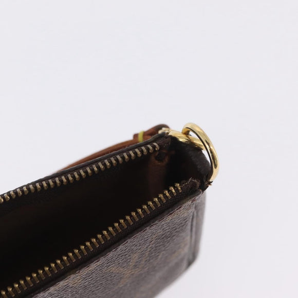 LOUIS VUITTON Monogram Mini Pochette Accessoires Pouch N41667 LV Auth 210104