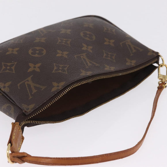 LOUIS VUITTON Monogram Mini Pochette Accessoires Pouch N41667 LV Auth 210104