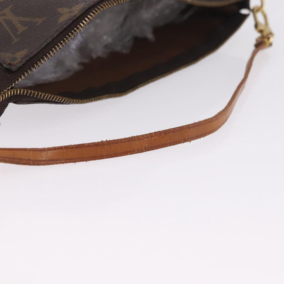 LOUIS VUITTON Monogram Mini Pochette Accessoires Pouch N41667 LV Auth 210104