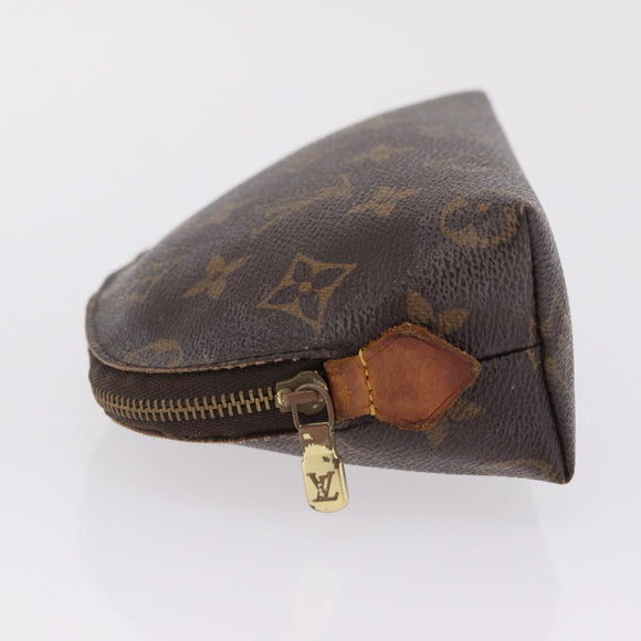LOUIS VUITTON Monogram Pochette Cosmetic PM Pouch M43998 LV Auth 210105