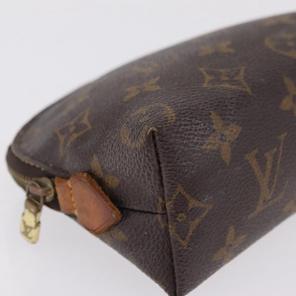 LOUIS VUITTON Monogram Pochette Cosmetic PM Pouch M43998 LV Auth 210105