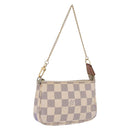 LOUIS VUITTON Damier Azur Mini Pochette Accessoires Pouch N63005 LV Auth 210106-1