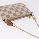 LOUIS VUITTON Damier Azur Mini Pochette Accessoires Pouch N63005 LV Auth 210106-11
