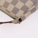LOUIS VUITTON Damier Azur Mini Pochette Accessoires Pouch N63005 LV Auth 210106-9