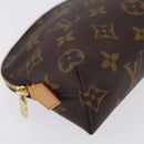 LOUIS VUITTON Monogram Pochette Cosmetic PM Pouch M43998 LV Auth 210109-8