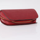 LOUIS VUITTON Epi Dauphine PM Pouch Castilian Red M48447 LV Auth 210110-6