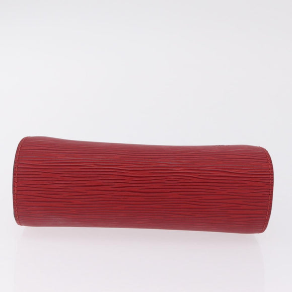 LOUIS VUITTON Epi Dauphine PM Pouch Castilian Red M48447 LV Auth 210110