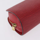 LOUIS VUITTON Epi Dauphine PM Pouch Castilian Red M48447 LV Auth 210110-8