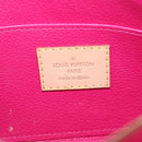 LOUIS VUITTON Vernis Ikat Flower Pochette Cosmetic Pink M90045 LV Auth 210111-14