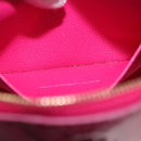 LOUIS VUITTON Vernis Ikat Flower Pochette Cosmetic Pink M90045 LV Auth 210111-19