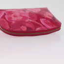 LOUIS VUITTON Vernis Ikat Flower Pochette Cosmetic Pink M90045 LV Auth 210111-6