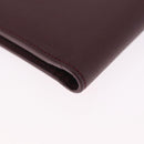 Cartier Wallet Leather Bordeaux Gold Auth 210114V-11