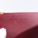 Cartier Wallet Leather Bordeaux Gold Auth 210114V-20
