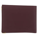 Cartier Wallet Leather Bordeaux Gold Auth 210114V-3