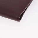 Cartier Wallet Leather Bordeaux Gold Auth 210114V-8