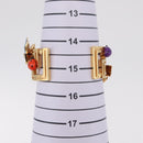 VERSACE Bangle Bracelet metal Gold Tone Auth 210115M-10
