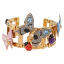VERSACE Bangle Bracelet metal Gold Tone Auth 210115M-2