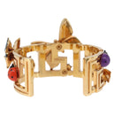 VERSACE Bangle Bracelet metal Gold Tone Auth 210115M-3