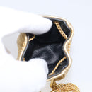 CHANEL Chain Shoulder Pouch Matelasse Pouch Leather Gold CC Auth 210117-15