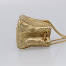 CHANEL Chain Shoulder Pouch Matelasse Pouch Leather Gold CC Auth 210117-5