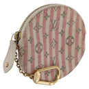 LOUIS VUITTON Monogram Mini Lin Croisette Porte Monnaie Ron M95499 Auth 210118A-1