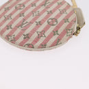 LOUIS VUITTON Monogram Mini Lin Croisette Porte Monnaie Ron M95499 Auth 210118A-13