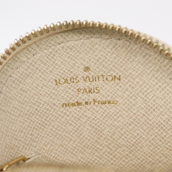 LOUIS VUITTON Monogram Mini Lin Croisette Porte Monnaie Ron M95499 Auth 210118A