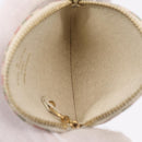 LOUIS VUITTON Monogram Mini Lin Croisette Porte Monnaie Ron M95499 Auth 210118A-16