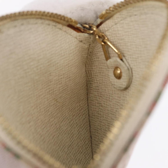 LOUIS VUITTON Monogram Mini Lin Croisette Porte Monnaie Ron M95499 Auth 210118A