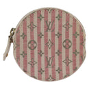 LOUIS VUITTON Monogram Mini Lin Croisette Porte Monnaie Ron M95499 Auth 210118A-2