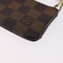 LOUIS VUITTON Damier Ebene Pochette Cles Coin Purse N62658 LV Auth 210119-12